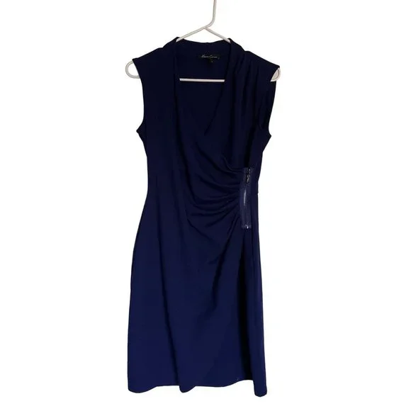 green emerald velvet dress Kenneth Cole Modern Sheath Dress